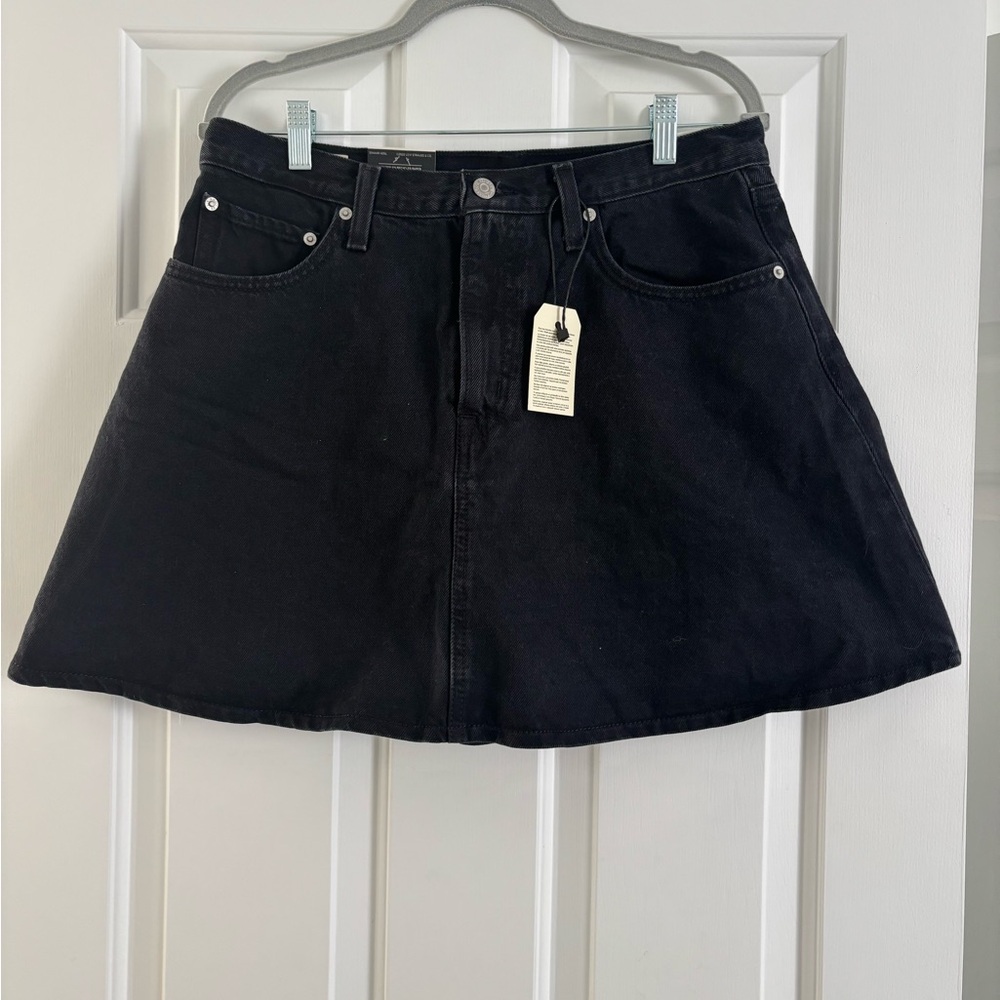 Levi's Black A-Line Denim Skirt